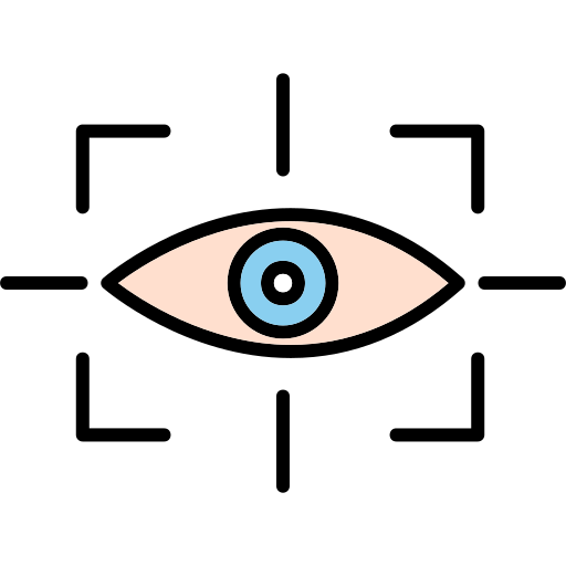 Difficulty focusing eye refraction assessment
